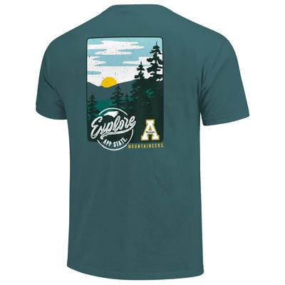 Appalachian State Explore College Short Sleeve Comfort Colors Tee