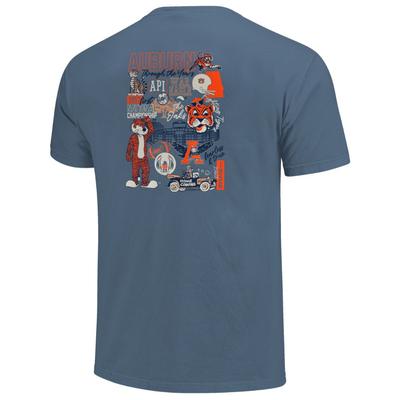 Auburn Through the Years Short Sleeve Comfort Colors Tee
