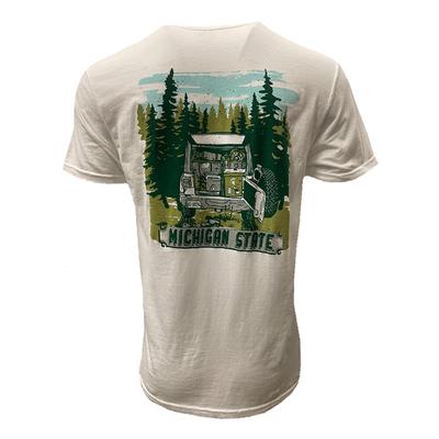 Michigan State Let's Camp Short Sleeve Comfort Colors Tee