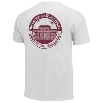 Mississippi State Campus Stamp Short Sleeve Comfort Colors Tee