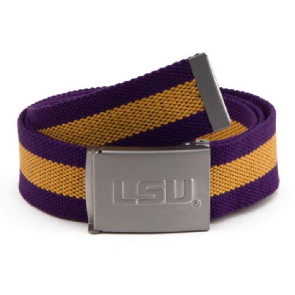 LSU | LSU Eagles Wings Fabric Belt 