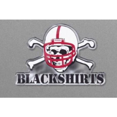 Nebraska Embossed Blackshirt Emblem