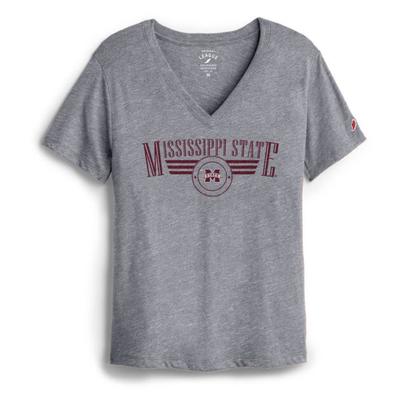Mississippi State League Intramural Captain's Wings V-Neck Tee FALL_HEATHER