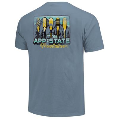 Appalachian State Collegiate Paddle Comfort Colors Short Sleeve Tee