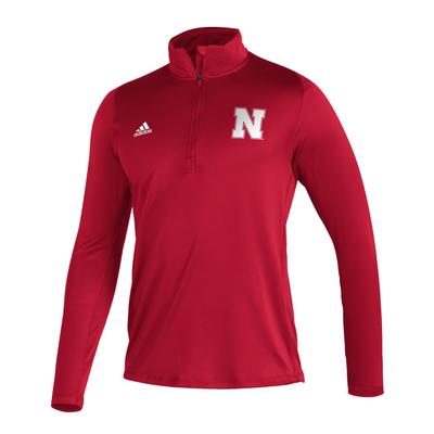 Nebraska Adidas Men's Sport 1/4 Zip Pullover