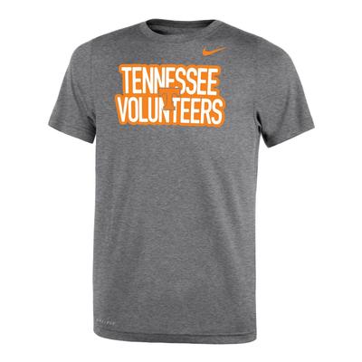 Tennessee Nike YOUTH Drifit Legend Tee