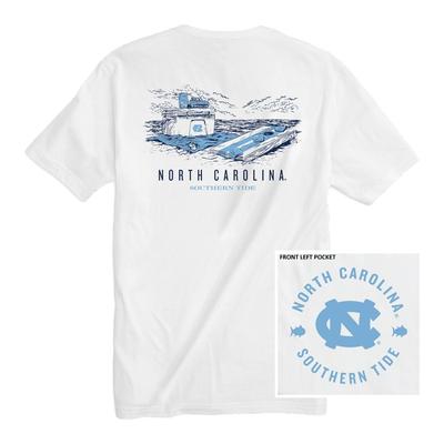 UNC Southern Tide Beach Cornhole Tee