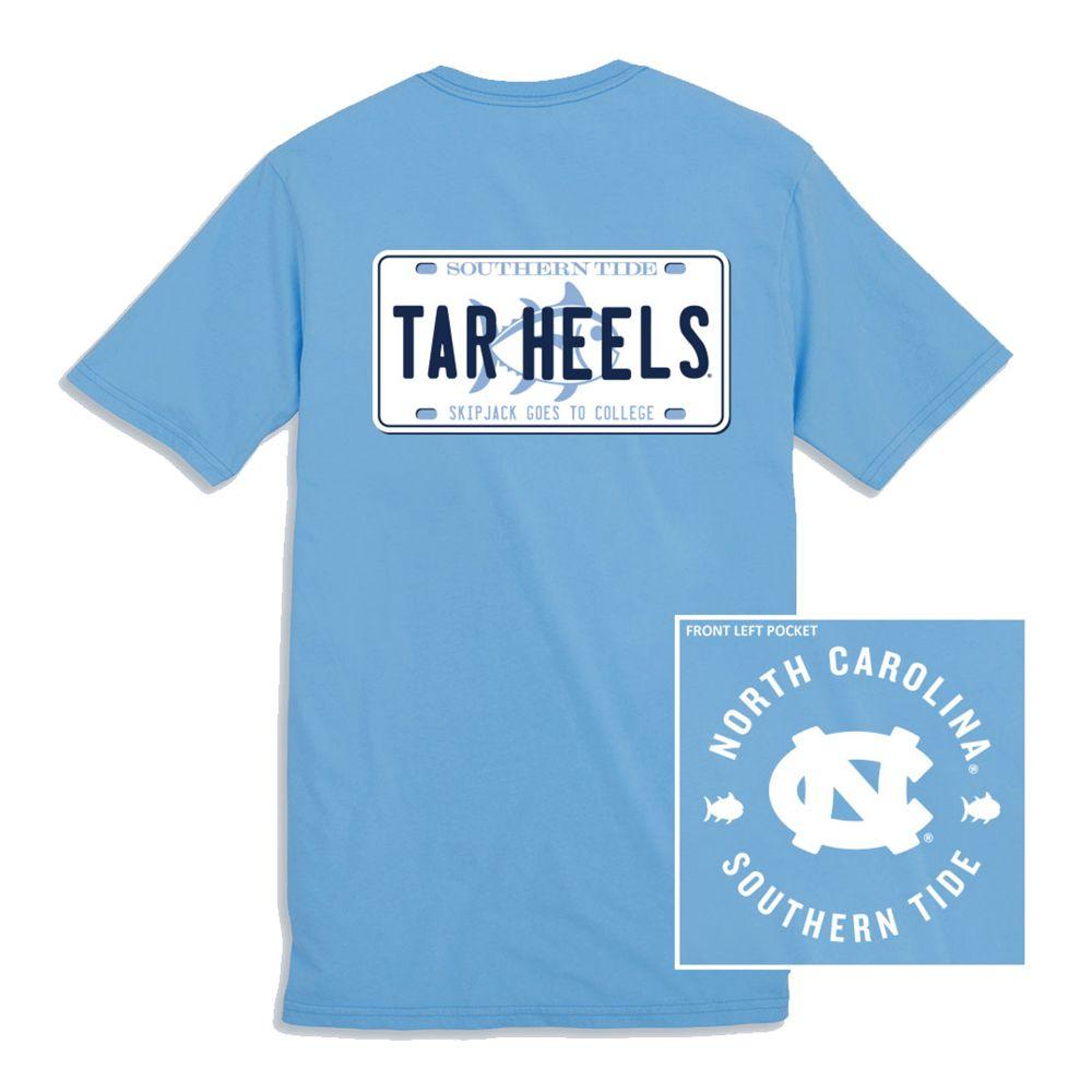  Unc Southern Tide License Plate Tee