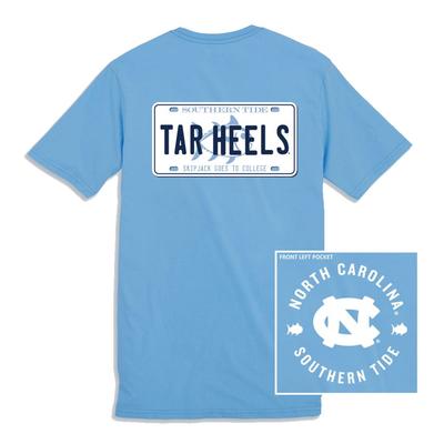 UNC Southern Tide License Plate Tee