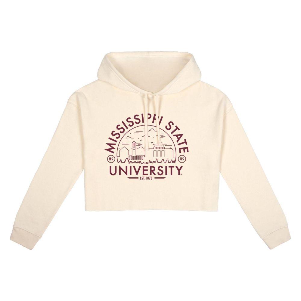  Mississippi State Uscape Women's Voyager Cropped Hoodie