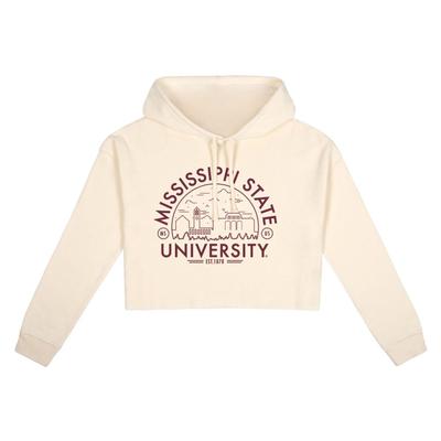 Mississippi State Uscape Women's Voyager Cropped Hoodie