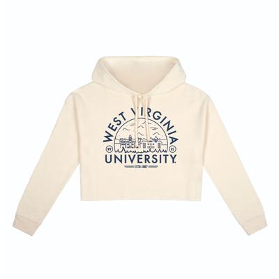 West Virginia Uscape Women's Voyager Cropped Hoodie