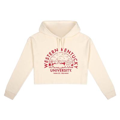Western Kentucky Uscape Women's Voyager Cropped Hoodie