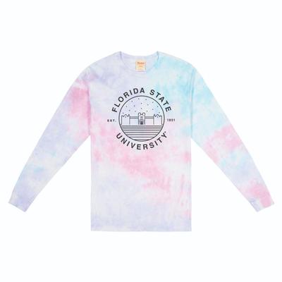 Florida State Uscape Starry Scape Pastel Hand Dyed Tee