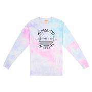  Michigan State Uscape Starry Scape Pastel Hand Dyed Tee