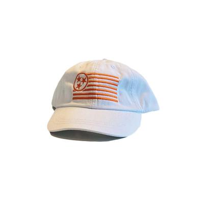 TriStar Hat Company Unstructured White Flag Cap
