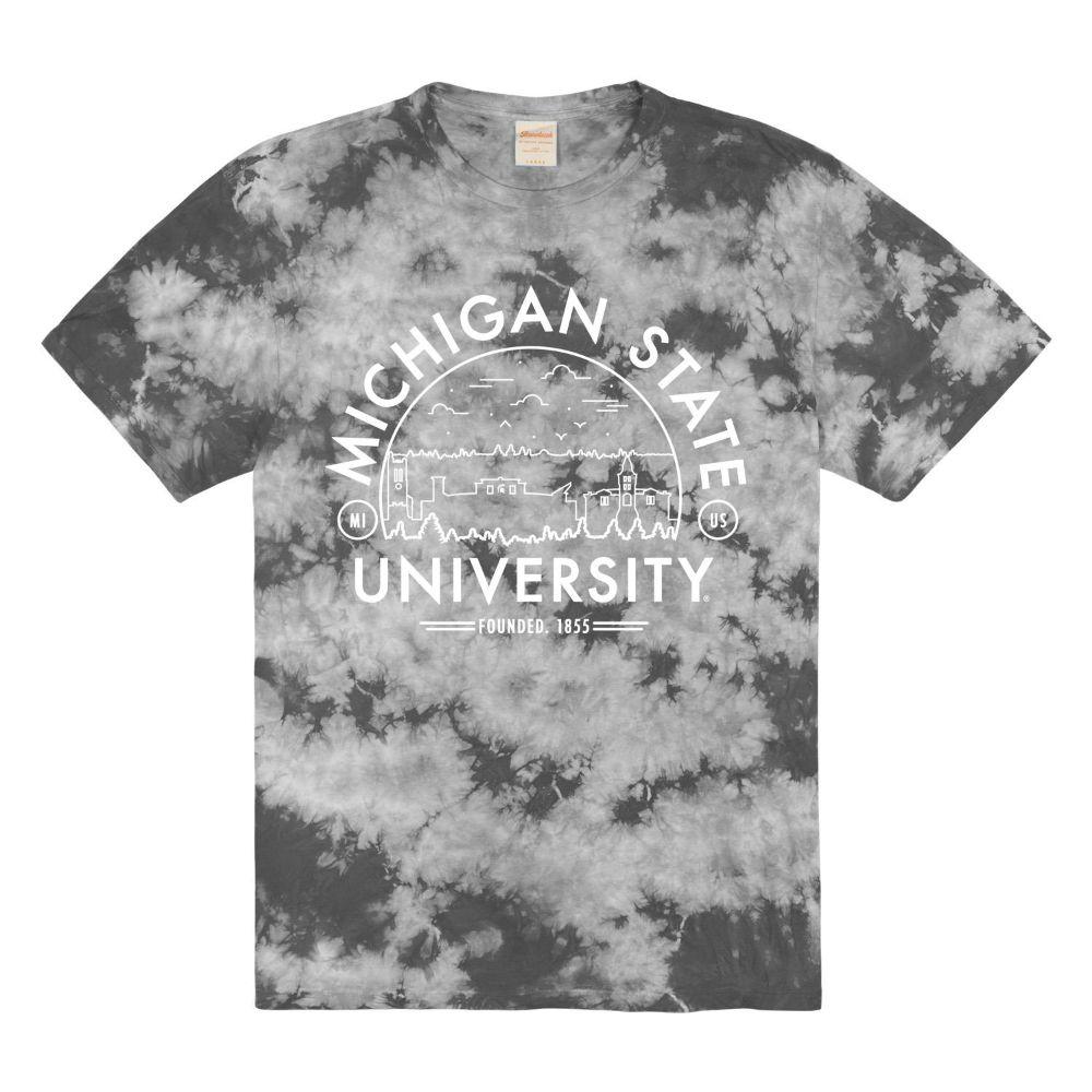  Michigan State Uscape Voyager Hand Dyed Tee