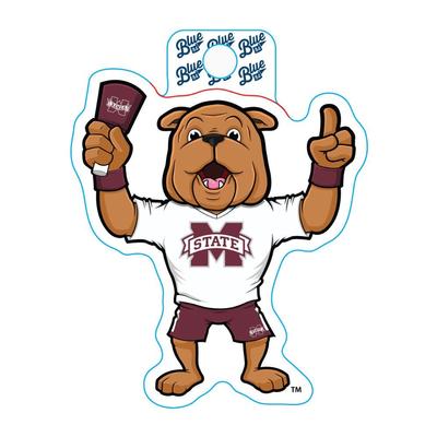 Mississippi State Blue 84 Vault Bully with Cowbell Decal