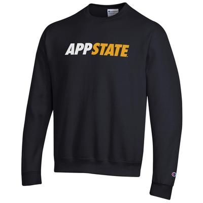 Appalachian State Champion Wordmark Crew Sweatshirt