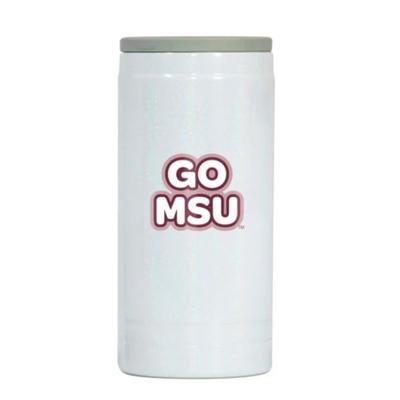 Mississippi State Bubble Iridescent Slim Can Coolie