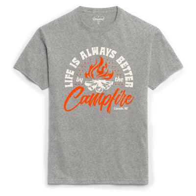 League Lincoln Life is Better by the Campfire Short Sleeve Tee