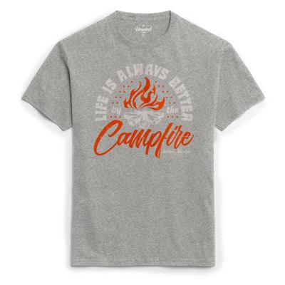 League Athens Life is Better by the Campfire Short Sleeve Tee