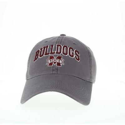 Mississippi State Legacy Arch with Logo Adjustable Hat DK_GRY