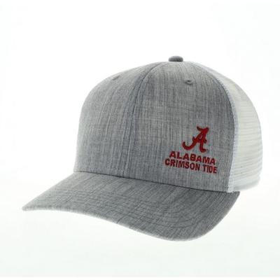 Alabama Legacy Offset Embroidered Logo Trucker Hat
