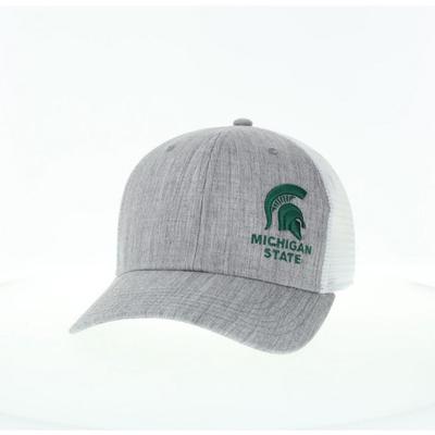 Michigan State Legacy Offset Embroidered Logo Trucker Hat