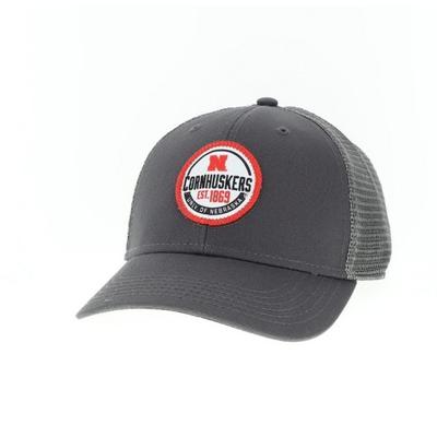Nebraska Legacy Lo-Pro Embroidered Patch Trucker Hat