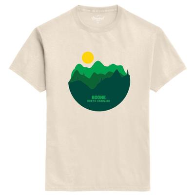 League Boone Tri-layers Mountains Short Sleeve Tee