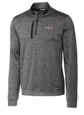 Mississippi State Cutter & Buck Big & Tall Stealth Half Zip Pullover
