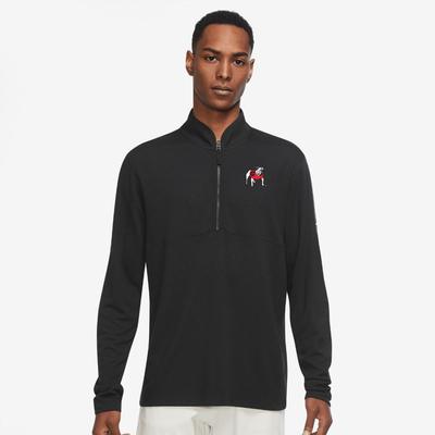 Georgia Nike Golf Men's Victory Half Zip Bulldog Logo Pullover