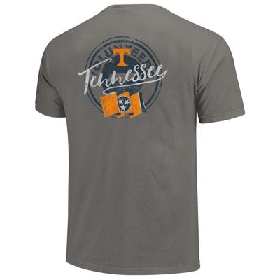 Tennessee State Flag Circle Short Sleeve Comfort Colors Tee