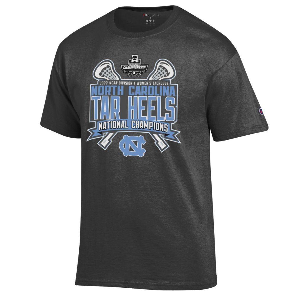 Unc Champion 2022 Women's Lacrosse National Champions Locker Room Tee