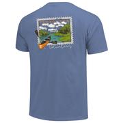  Tennessee Canoe River Stamp Short Sleeve Comfort Colors Tee