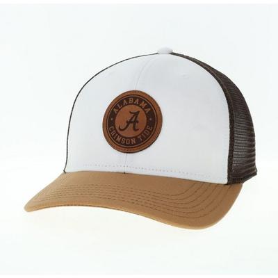 Alabama Legacy Mid-Pro Leather Patch Trucker Hat