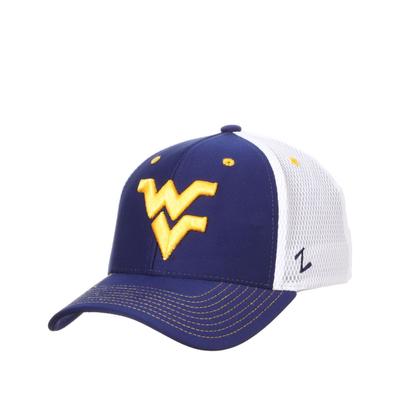 West Virginia Zephyr Hypercool Fitted Hat