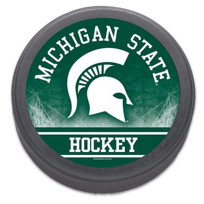 Michigan State Hockey Puck