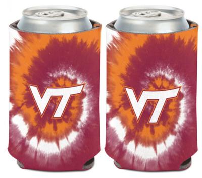 Virginia Tech 12 oz. Tie Dye Can Cooler