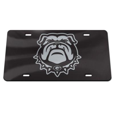 Georgia Tonal Bulldog License Plate