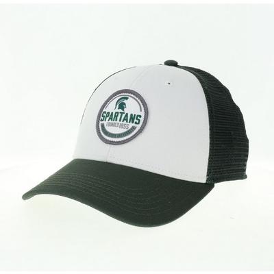 Michigan State Legacy Lo-Pro Embroidered Patch Trucker Hat