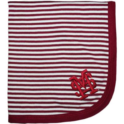 Mississippi State Interlock MS Striped Blanket