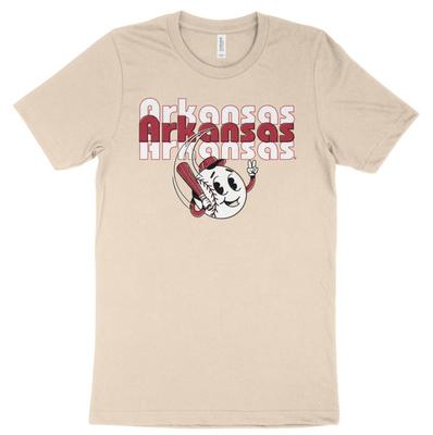Arkansas Baseball Vintage Short Sleeve Tee