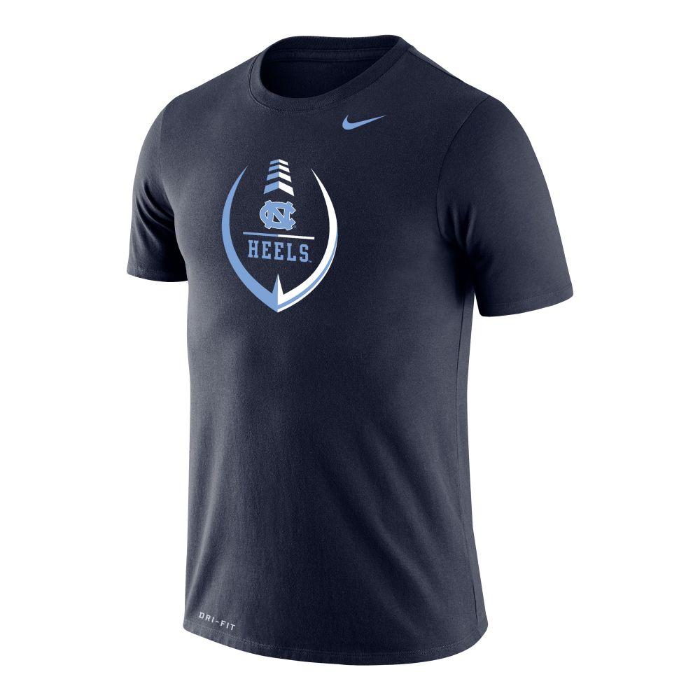  Unc Nike Drifit Football Element With Logo Tee