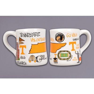 Tennessee Magnolia Lane 16 Oz Multi Logo Mug