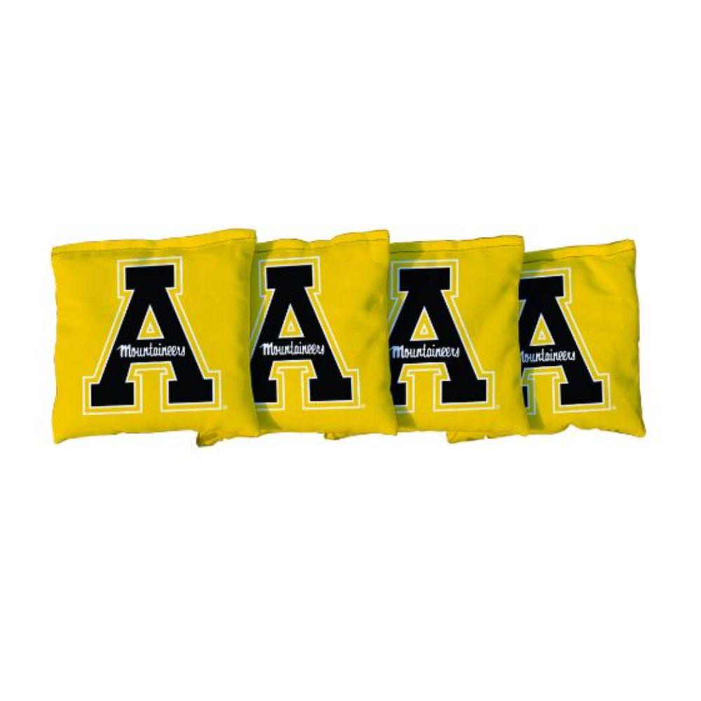  Appalachian State Victory Tailgate Yellow Cornhole Bag Set