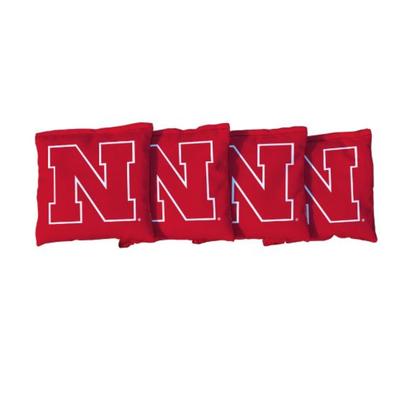 Nebraska Victory Tailgate Red Cornhole Bag Set