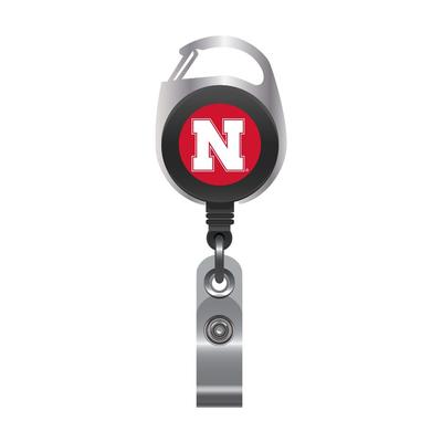 Nebraska Carabiner Badge Reel