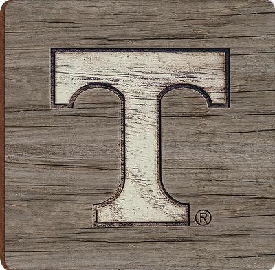 Tennessee Logo Woodgrain Magnet